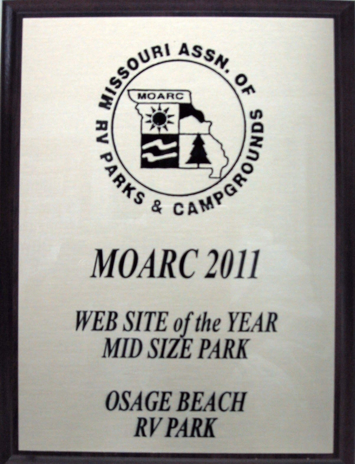 MOARC Best Website Award 2011